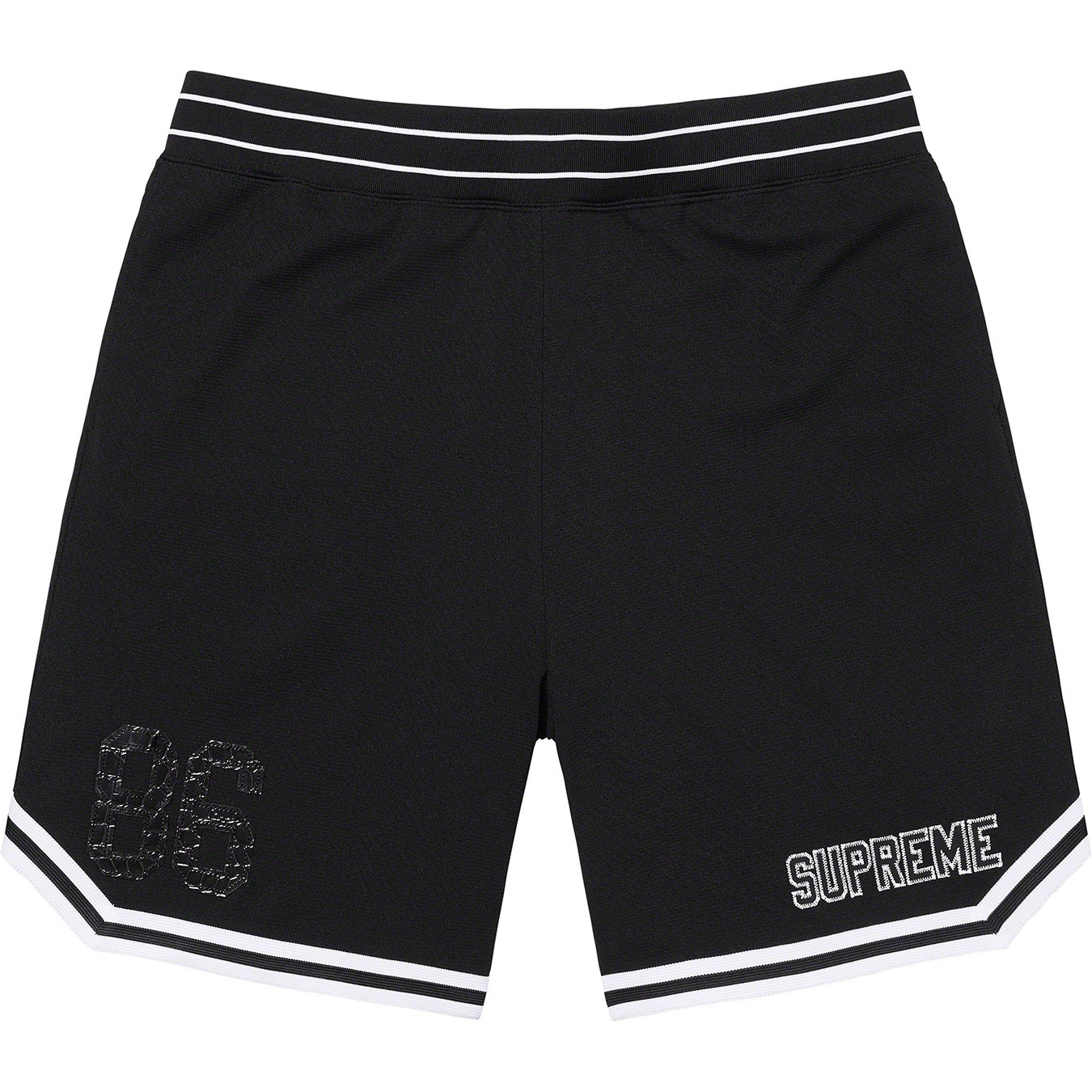 Faux Croc Basketball Short view 4